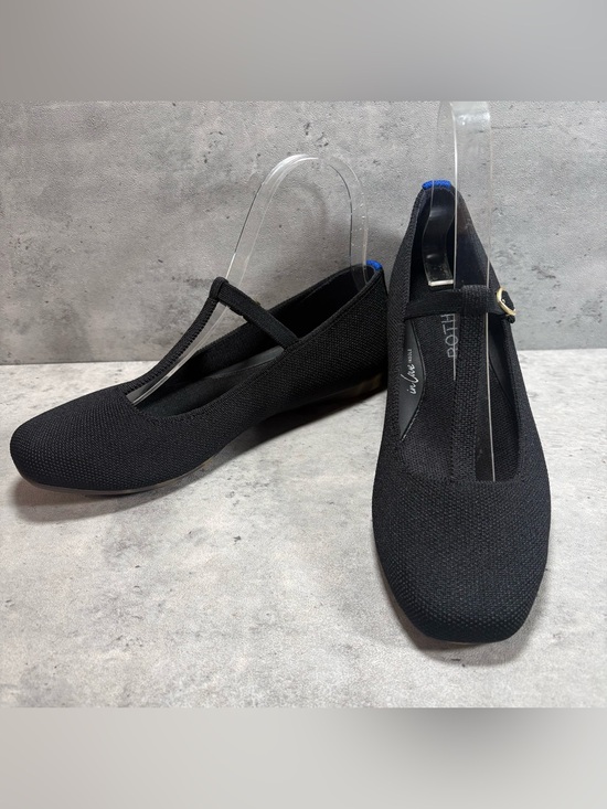 Rothy's Shoes - NEW Rothy's The T-Strap Mary Jane Knit Flats Shoes Womens Size 6.5 Black